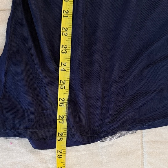 🎉SALE🎉Hayden Navy Blue Embroidered Tank Top - Picture 10 of 12